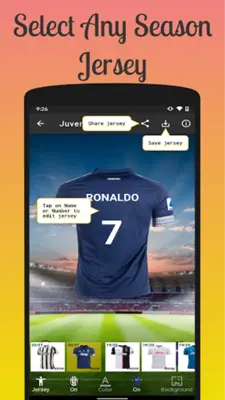 Football Jersey Maker android App screenshot 2