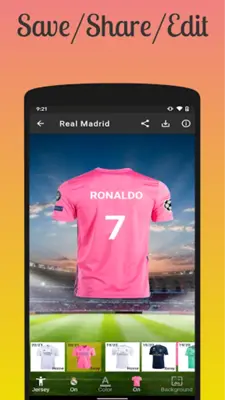 Football Jersey Maker android App screenshot 4